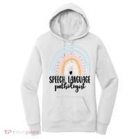 Speech Language Pathologist Speech Therapy Slp Gift Boho Great Gift Women's Hoodie thumb 0