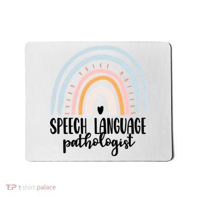 Speech Language Pathologist Speech Therapy Slp Gift Boho Great Gift Mousepad