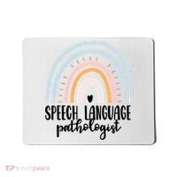 Speech Language Pathologist Speech Therapy Slp Gift Boho Great Gift Mousepad thumb 0