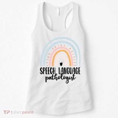 Speech Language Pathologist Speech Therapy Slp Gift Boho Great Gift Women's Tank Top