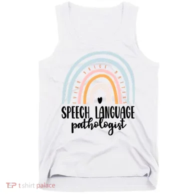 Speech Language Pathologist Speech Therapy Slp Gift Boho Great Gift Tank Top