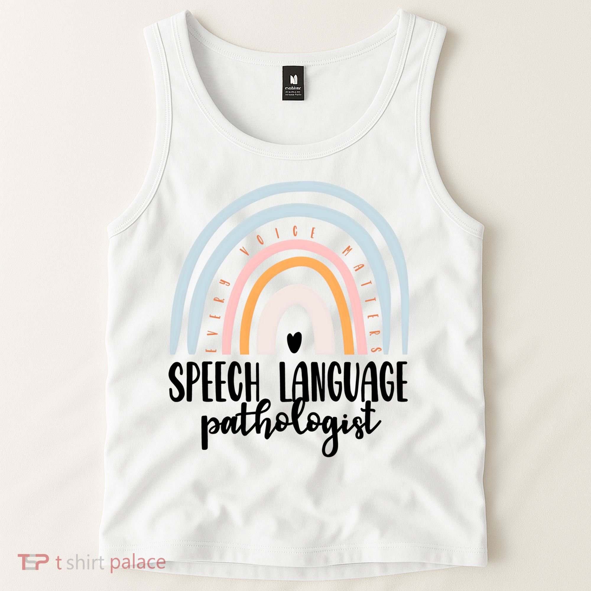 Speech Language Pathologist Speech Therapy Slp Gift Boho Great Gift Tank Top