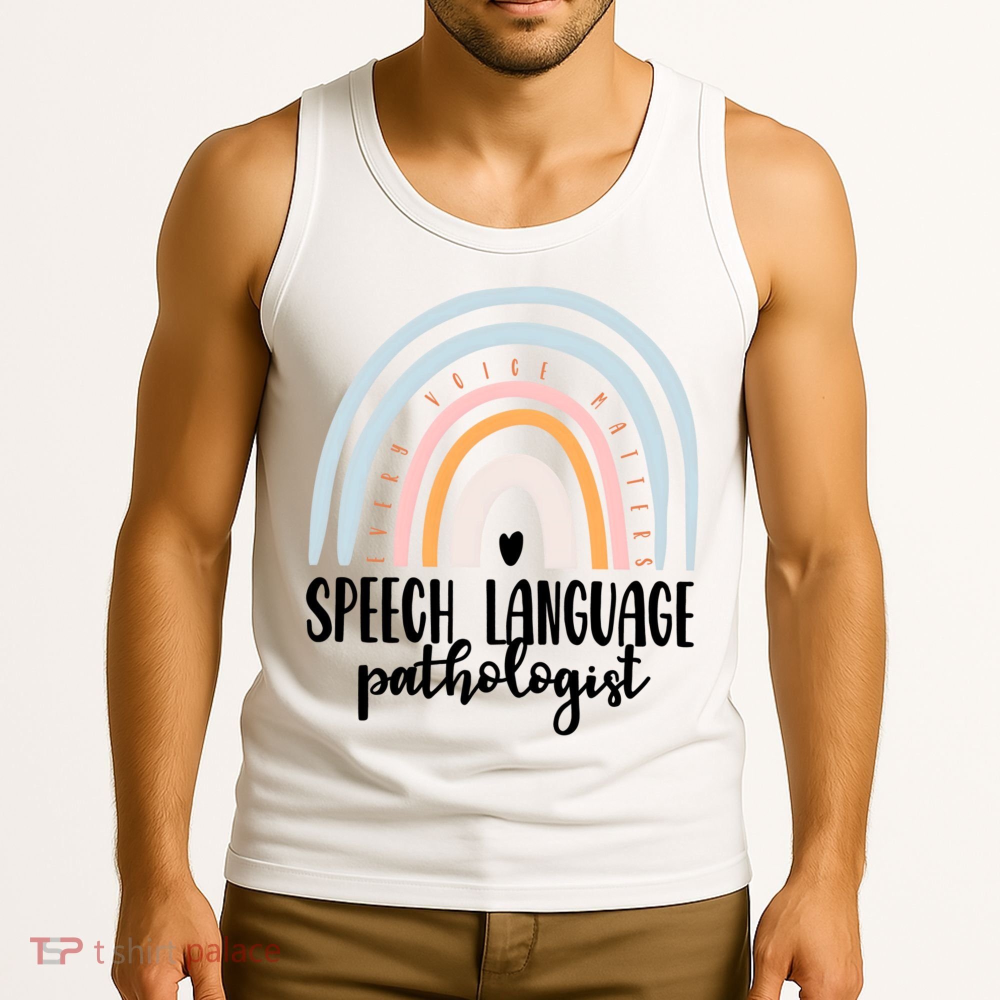 Speech Language Pathologist Speech Therapy Slp Gift Boho Great Gift Tank Top