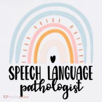 Speech Language Pathologist Speech Therapy Slp Gift Boho Great Gift Golf Towel thumb 3