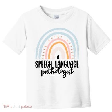 Speech Language Pathologist Speech Therapy Slp Gift Boho Great Gift Toddler T-Shirt