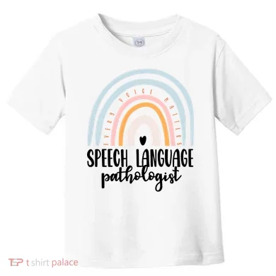 Speech Language Pathologist Speech Therapy Slp Gift Boho Great Gift Toddler T-Shirt