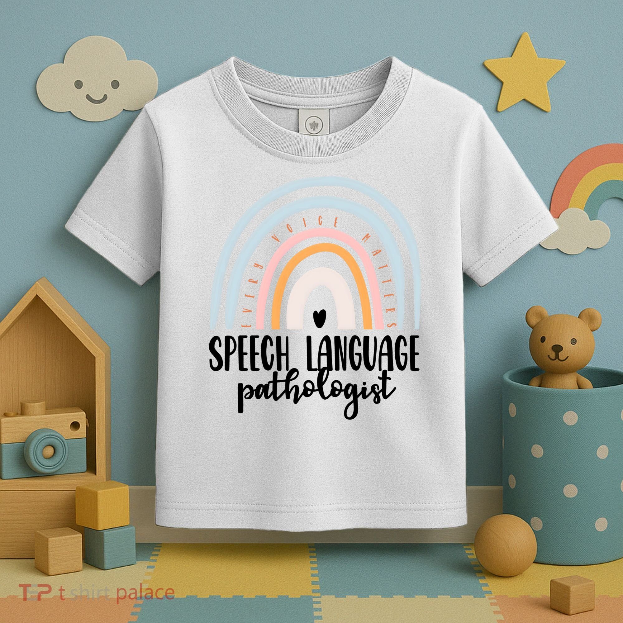 Speech Language Pathologist Speech Therapy Slp Gift Boho Great Gift Toddler T-Shirt