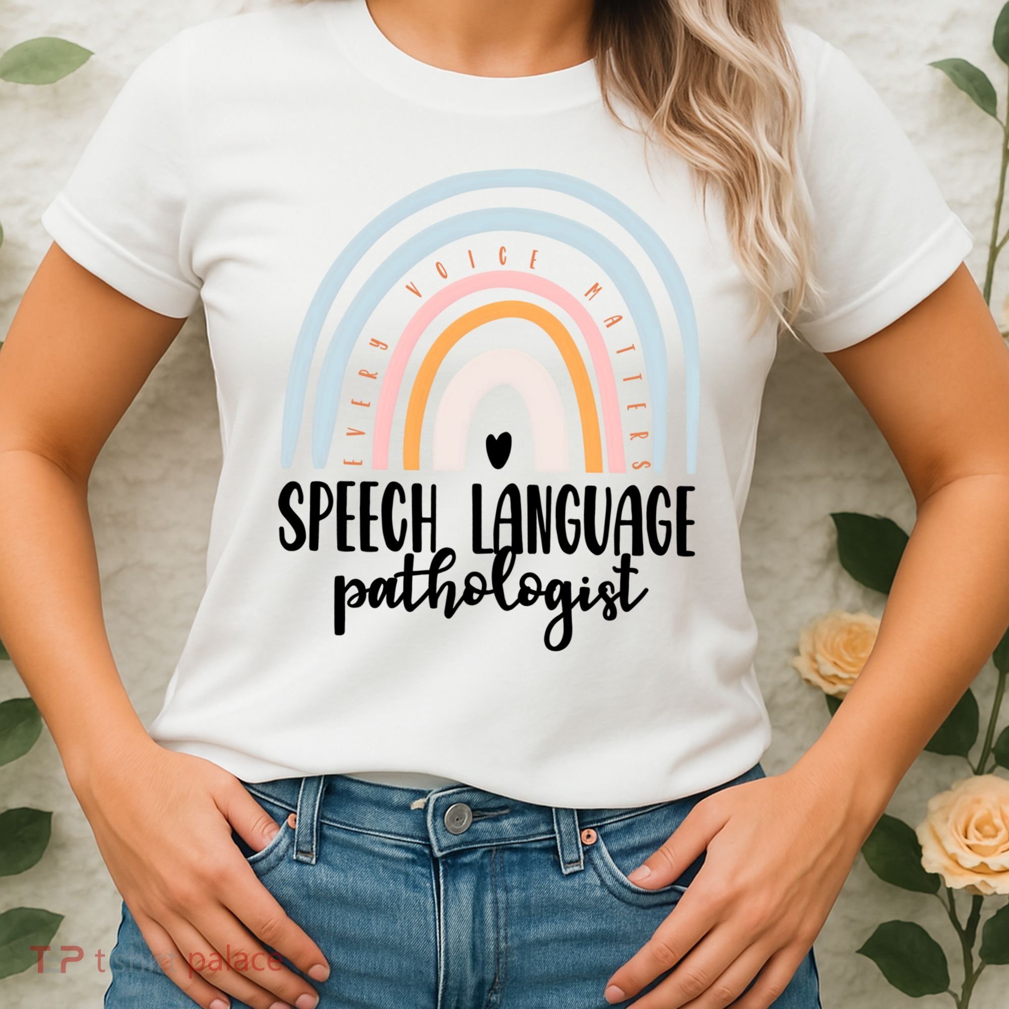 Speech Language Pathologist Speech Therapy Slp Gift Boho Great Gift Women's T-Shirt