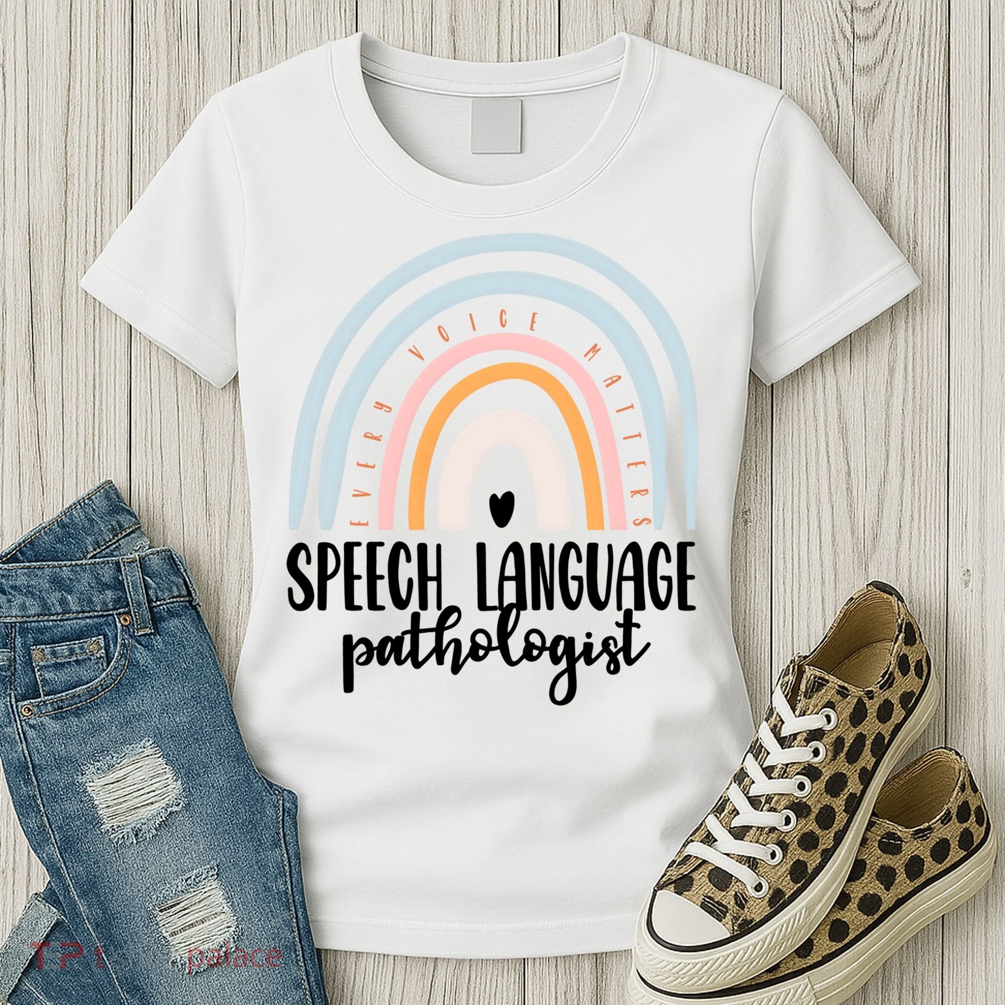 Speech Language Pathologist Speech Therapy Slp Gift Boho Great Gift Women's T-Shirt