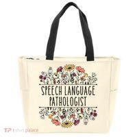 Speech Language Pathologist SLP Speech Therapy Pathology Tote Bag thumb 0