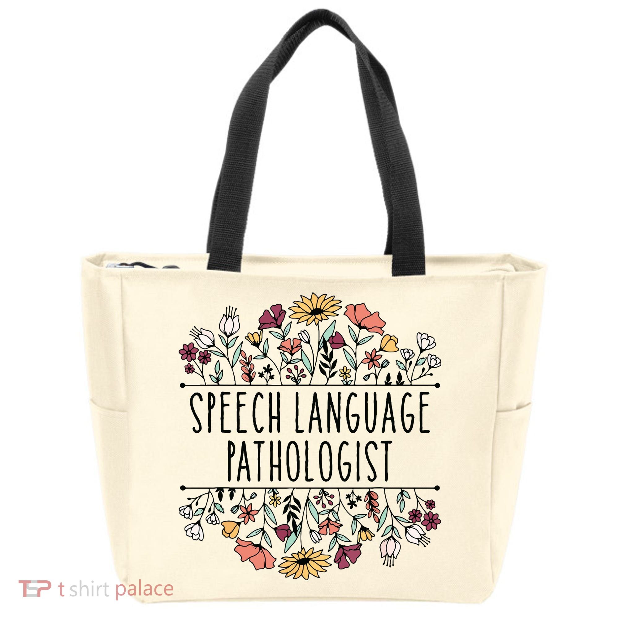 Speech Language Pathologist SLP Speech Therapy Pathology Tote Bag