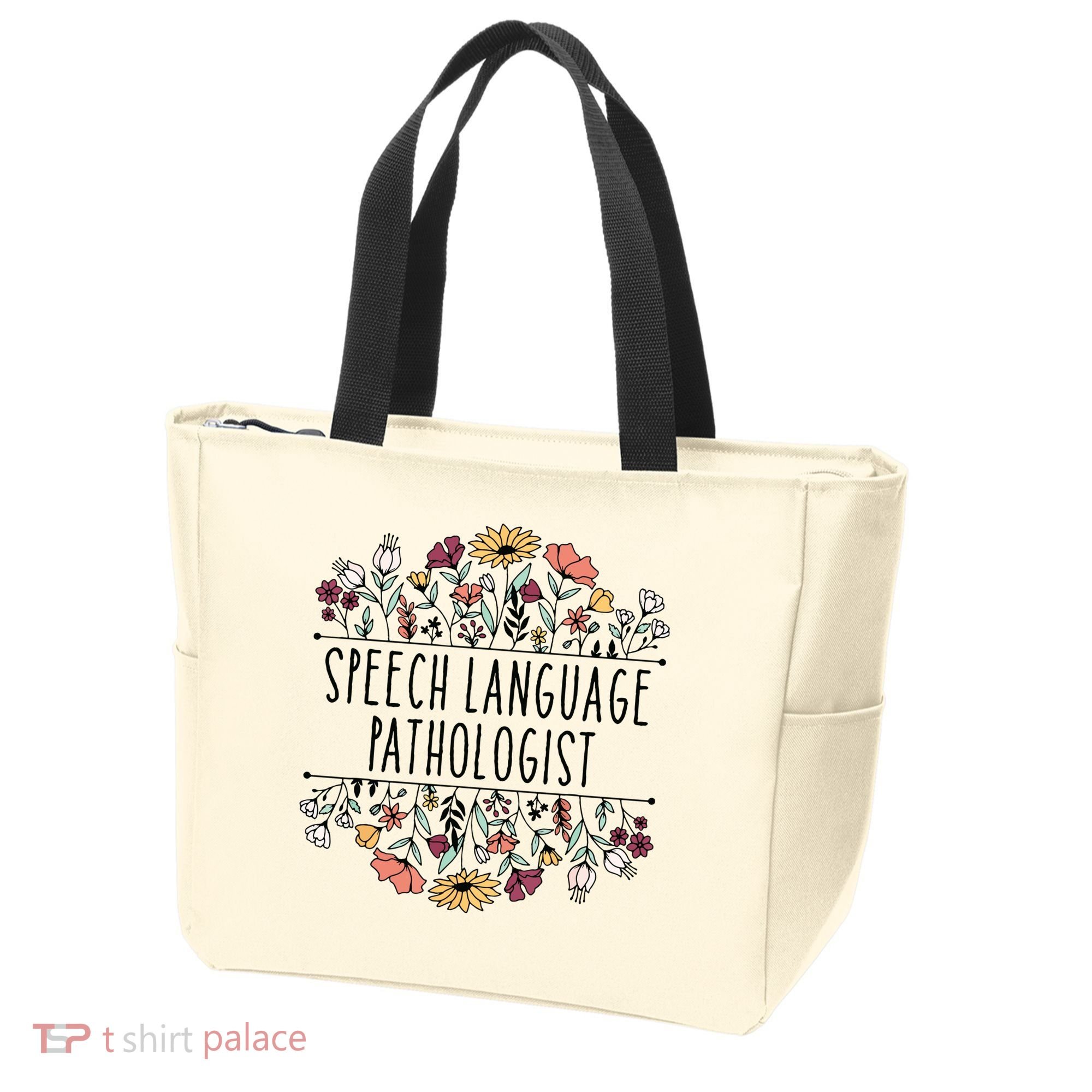 Speech Language Pathologist SLP Speech Therapy Pathology Tote Bag