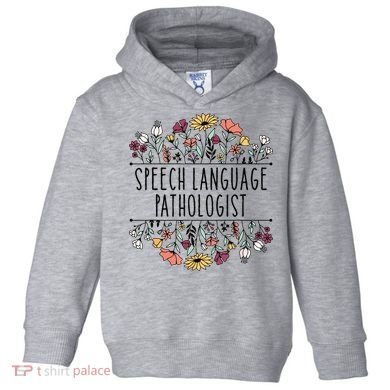 Speech Language Pathologist SLP Speech Therapy Pathology Toddler Hoodie