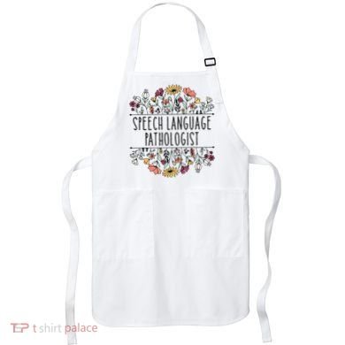 Speech Language Pathologist SLP Speech Therapy Pathology Apron