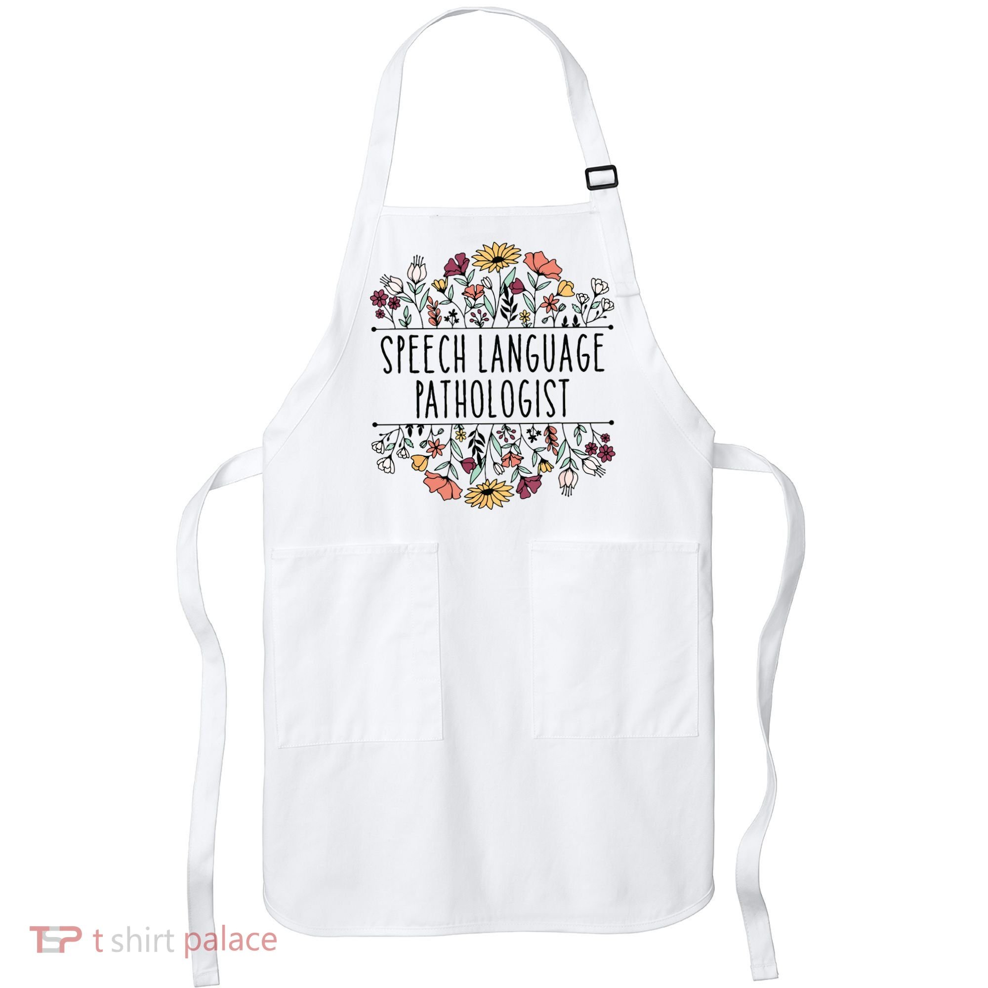 Speech Language Pathologist SLP Speech Therapy Pathology Apron