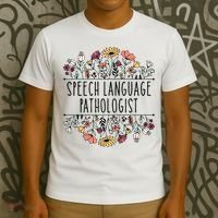 Speech Language Pathologist SLP Speech Therapy Pathology T-Shirt thumb 3