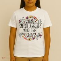 Speech Language Pathologist SLP Speech Therapy Pathology T-Shirt thumb 4