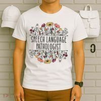Speech Language Pathologist SLP Speech Therapy Pathology T-Shirt thumb 6