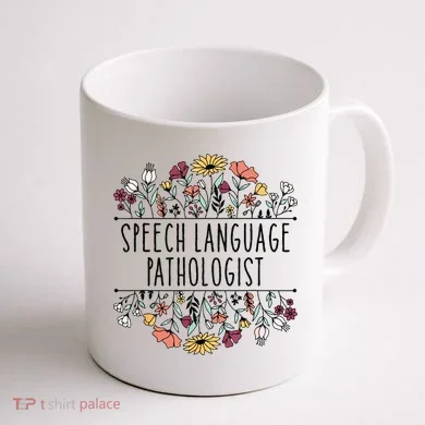 Speech Language Pathologist SLP Speech Therapy Pathology Coffee Mug back