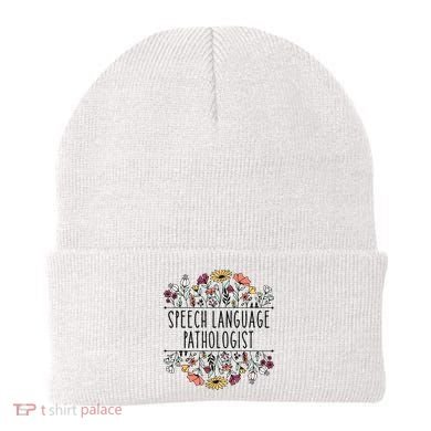 Speech Language Pathologist SLP Speech Therapy Pathology Beanie