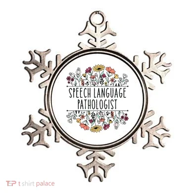 Speech Language Pathologist SLP Speech Therapy Pathology Ornament
