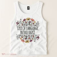 Speech Language Pathologist SLP Speech Therapy Pathology Tank Top thumb 2