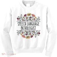 Speech Language Pathologist SLP Speech Therapy Pathology Kids Sweatshirt thumb 0