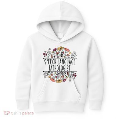 Speech Language Pathologist SLP Speech Therapy Pathology Kids Hoodie