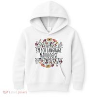 Speech Language Pathologist SLP Speech Therapy Pathology Kids Hoodie thumb 0