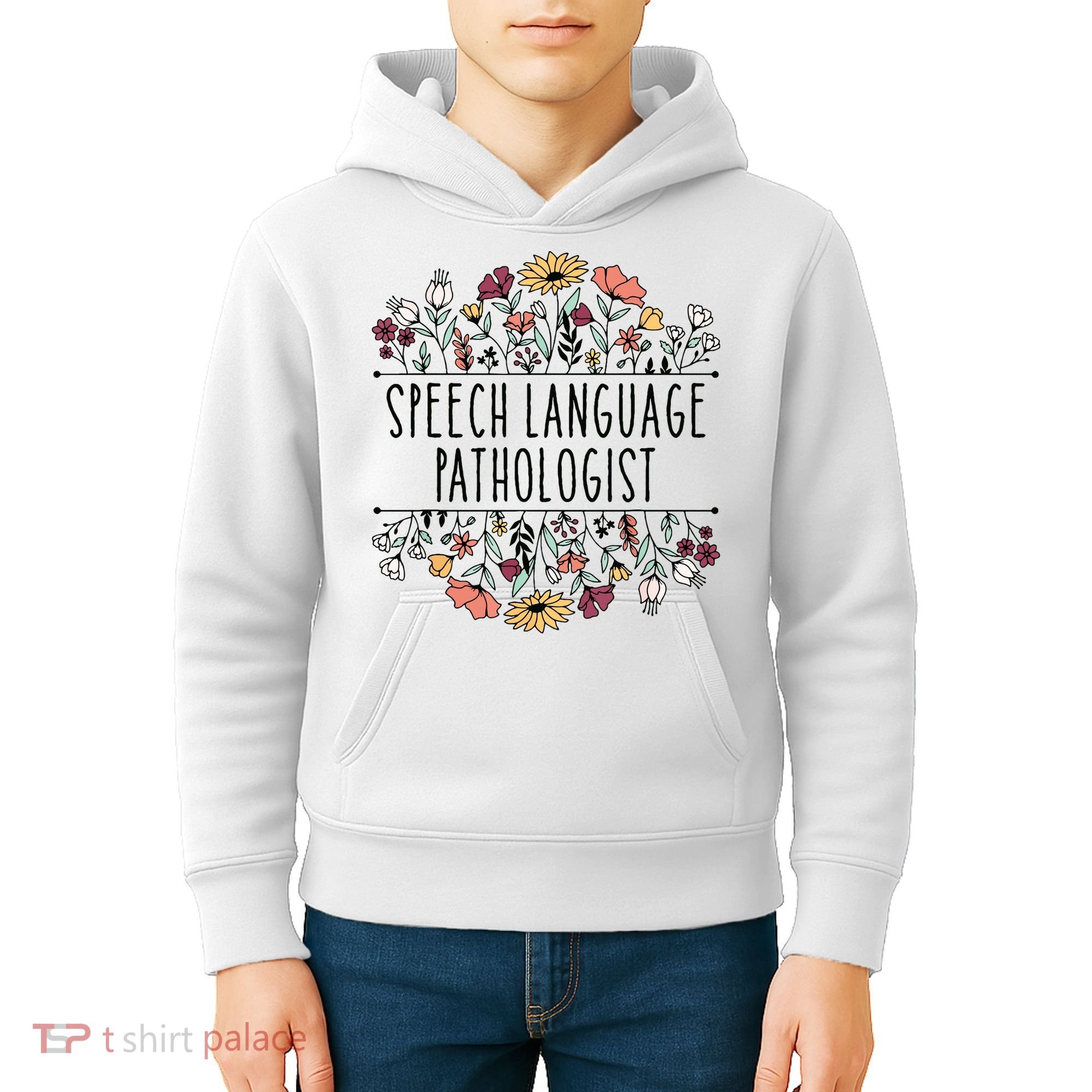 Speech Language Pathologist SLP Speech Therapy Pathology Kids Hoodie