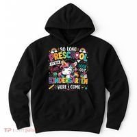 So Long Preschool Kindergarten Here I Come Graduation Hoodie thumb 0