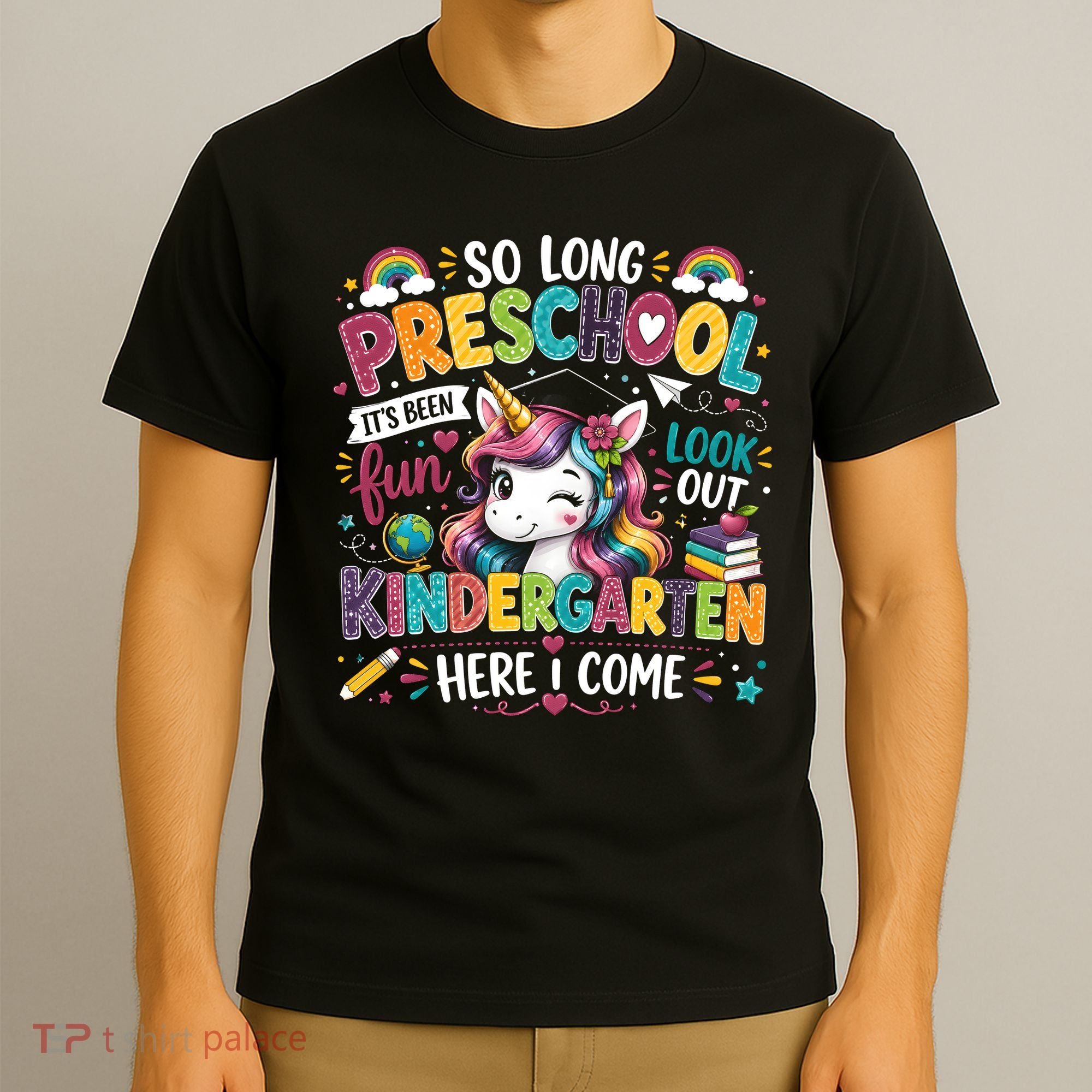 So Long Preschool Kindergarten Here I Come Graduation T-Shirt