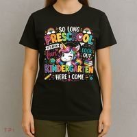 So Long Preschool Kindergarten Here I Come Graduation T-Shirt thumb 4