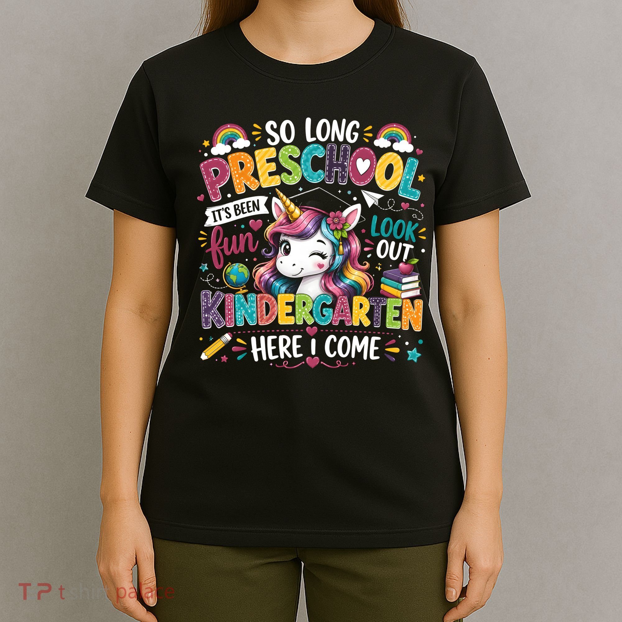 So Long Preschool Kindergarten Here I Come Graduation T-Shirt