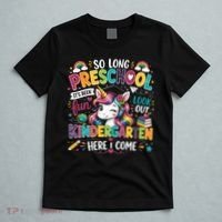 So Long Preschool Kindergarten Here I Come Graduation T-Shirt thumb 5