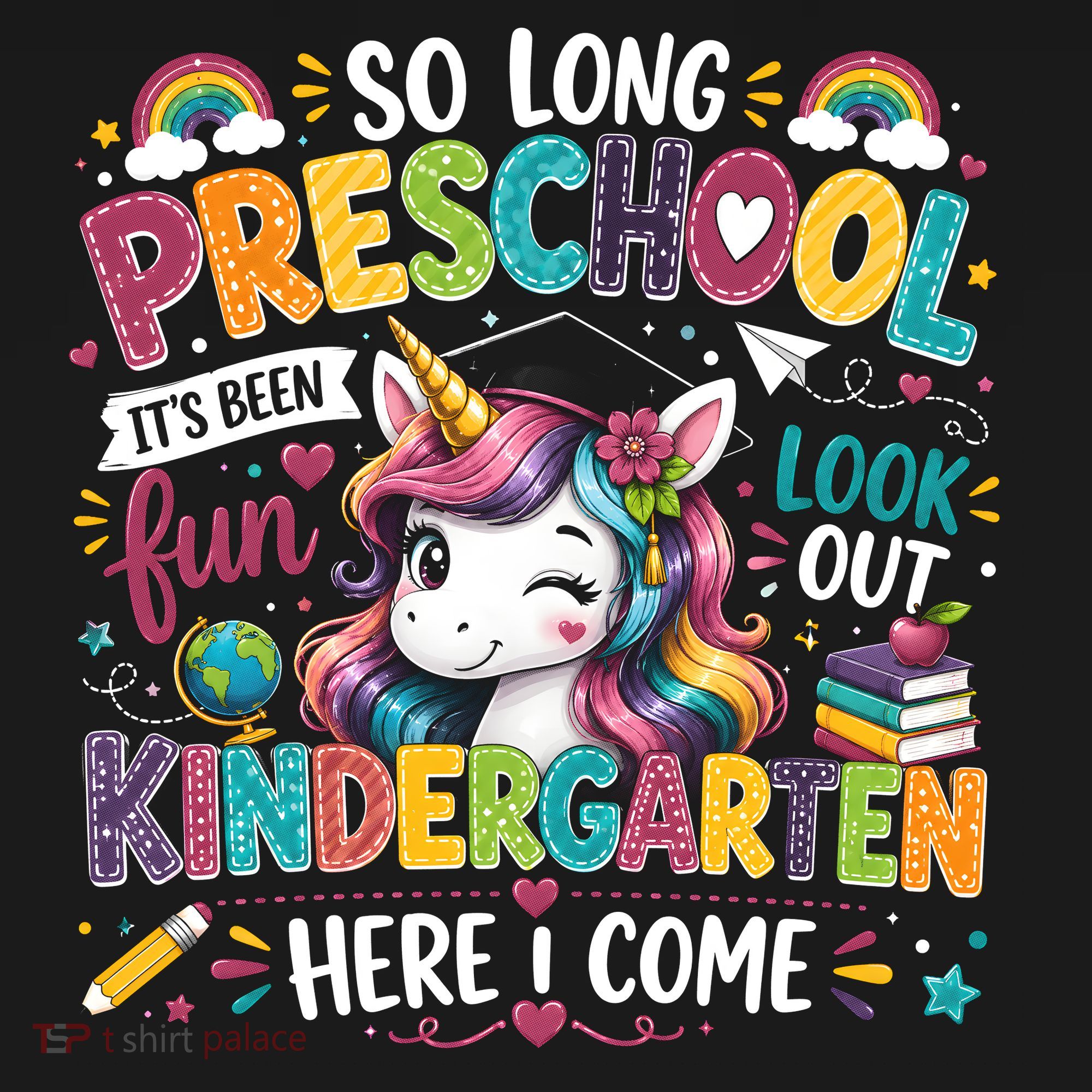 So Long Preschool Kindergarten Here I Come Graduation Mousepad