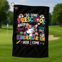 So Long Preschool Kindergarten Here I Come Graduation Golf Towel thumb 1