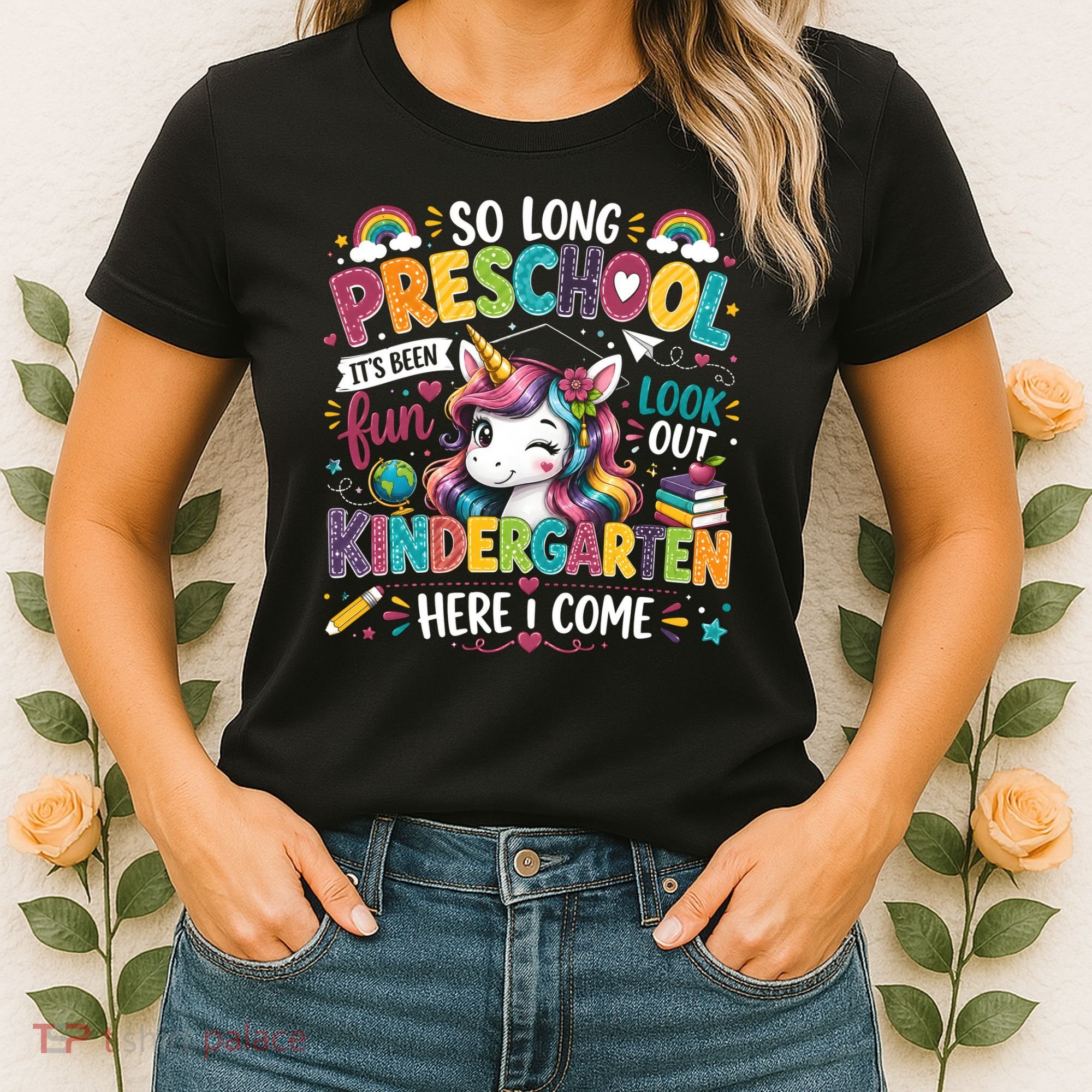So Long Preschool Kindergarten Here I Come Graduation Women's T-Shirt