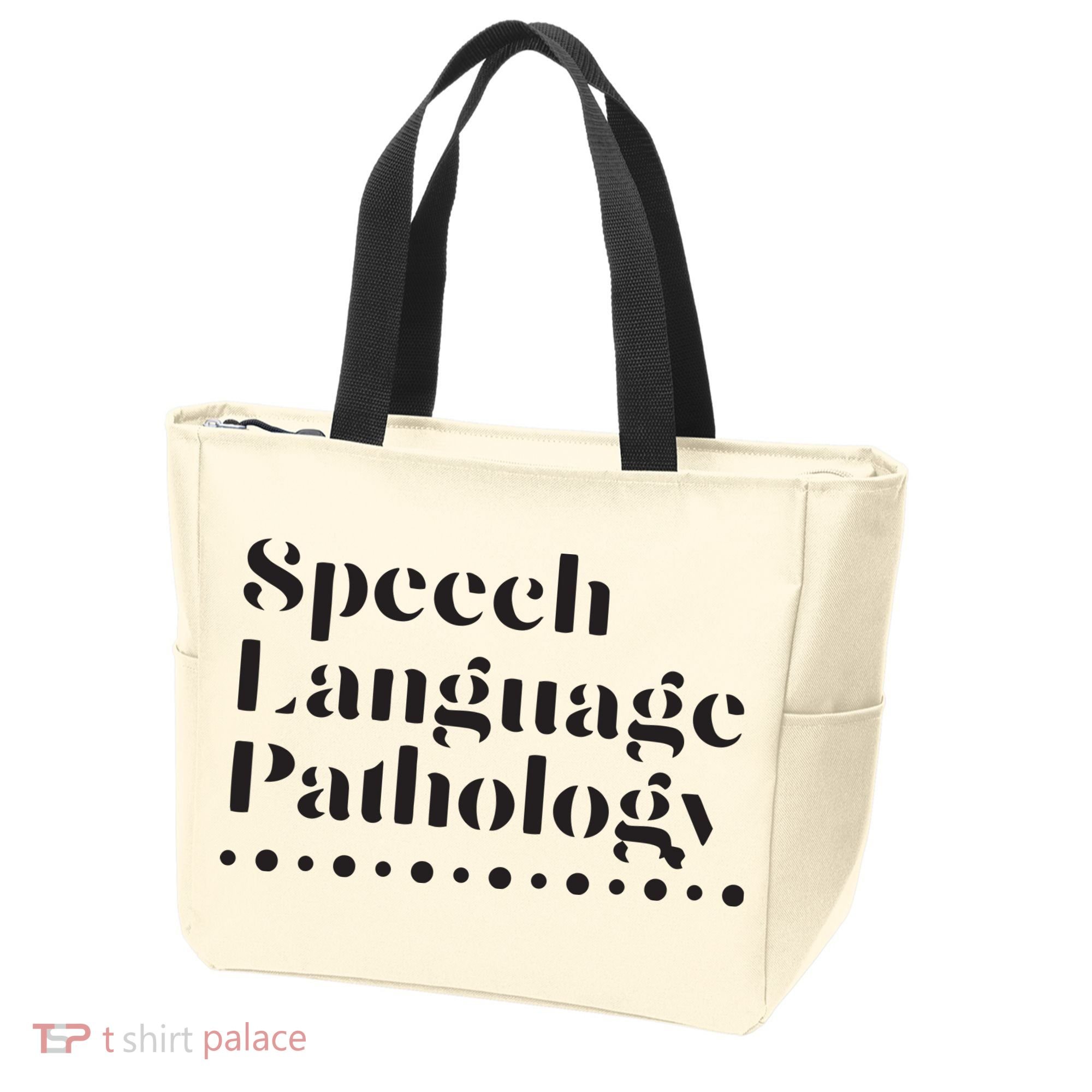 Speech Language Pathology SLP Speech Therapy Gift Tote Bag