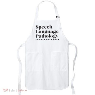 Speech Language Pathology SLP Speech Therapy Gift Apron
