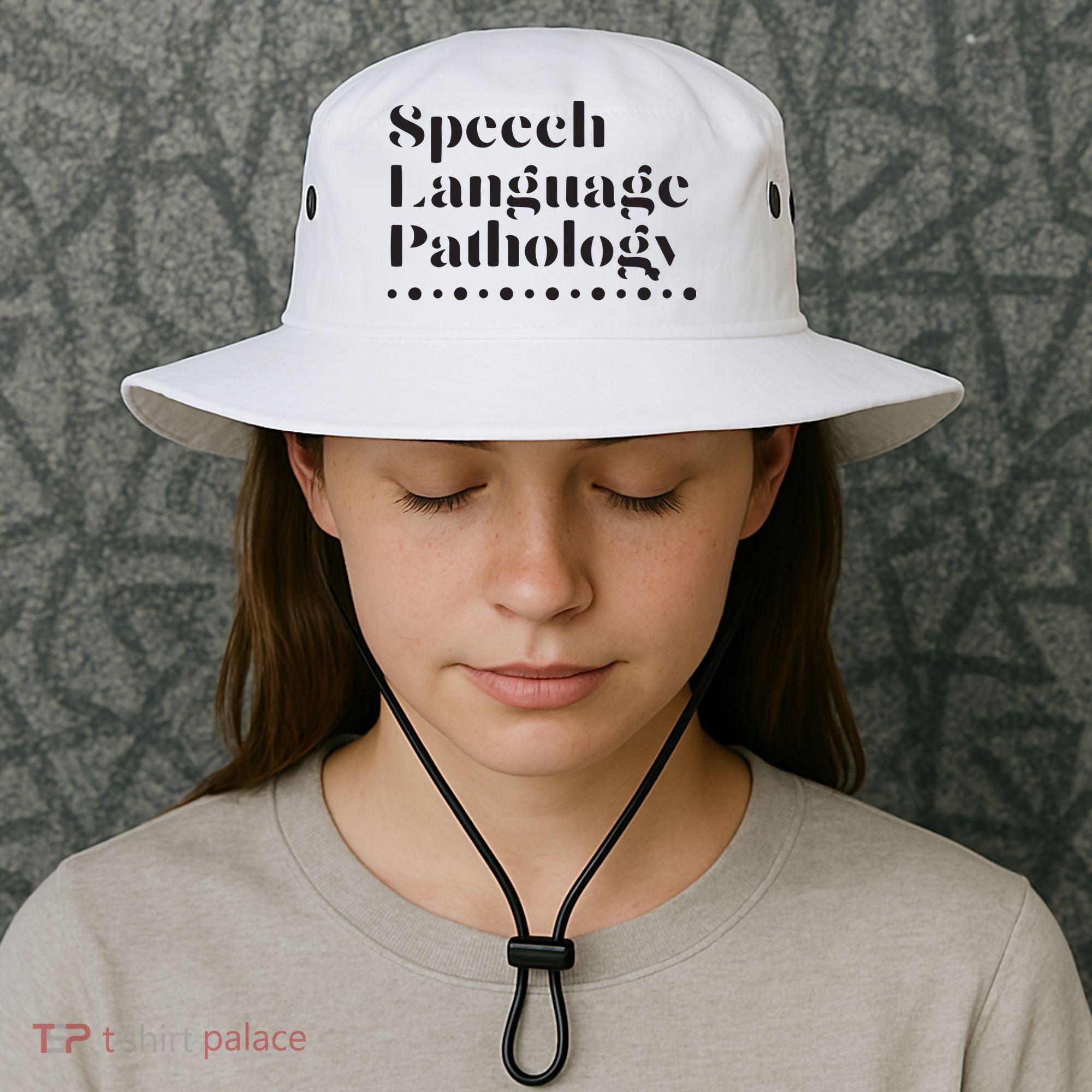 Speech Language Pathology SLP Speech Therapy Gift Bucket Hat