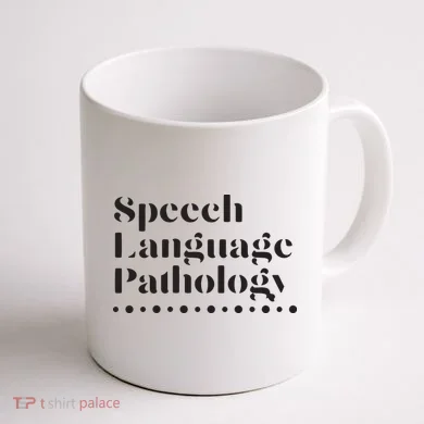 Speech Language Pathology SLP Speech Therapy Gift Coffee Mug back