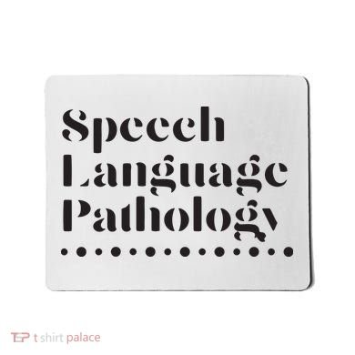 Speech Language Pathology SLP Speech Therapy Gift Mousepad