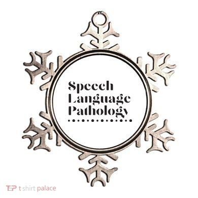 Speech Language Pathology SLP Speech Therapy Gift Ornament