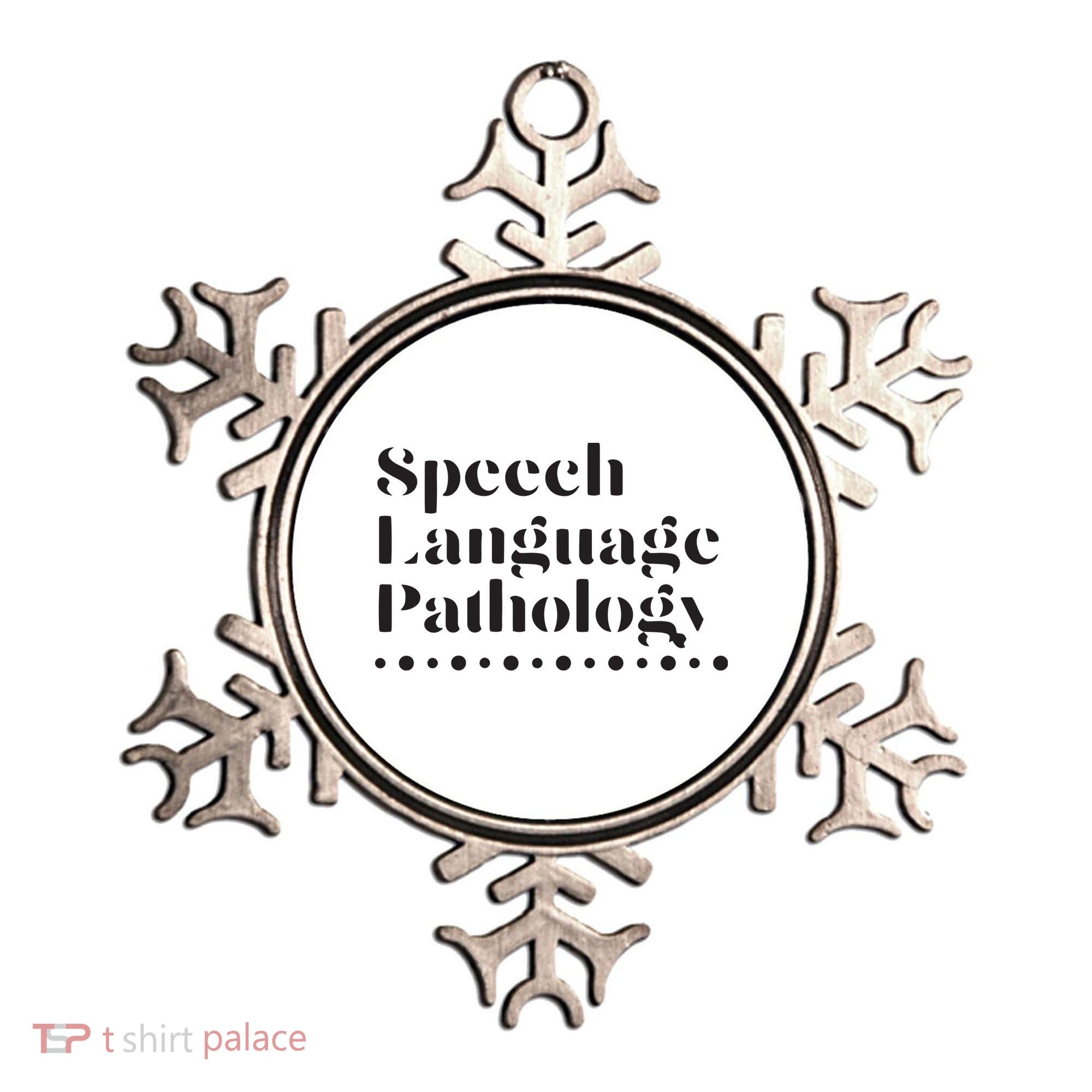 Speech Language Pathology SLP Speech Therapy Gift Ornament