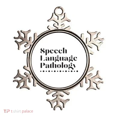 Speech Language Pathology SLP Speech Therapy Gift Ornament