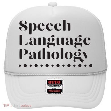 Speech Language Pathology SLP Speech Therapy Gift Hat