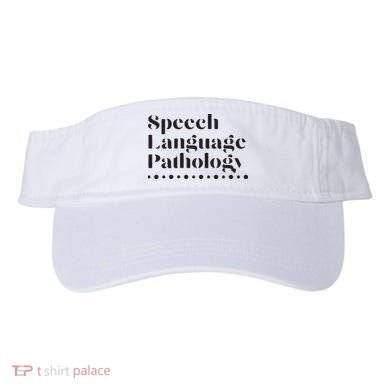 Speech Language Pathology SLP Speech Therapy Gift Visor