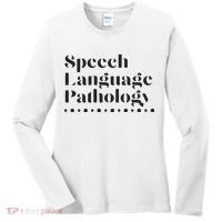 Speech Language Pathology SLP Speech Therapy Gift Women's Long Sleeve Shirt thumb 0
