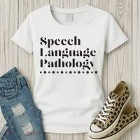 Speech Language Pathology SLP Speech Therapy Gift Women's T-Shirt thumb 3